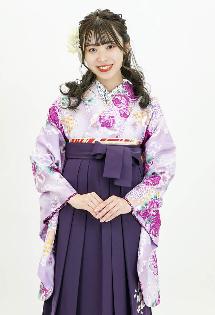 アンテ－ク着物　淡い紫色一つ身[8] アンテ－ク着物 淡い紫色一つ身[8]